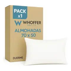 GENERICO - Almohada Americana 70x50 Suave Antialérgica Premium Whoffer Blanco