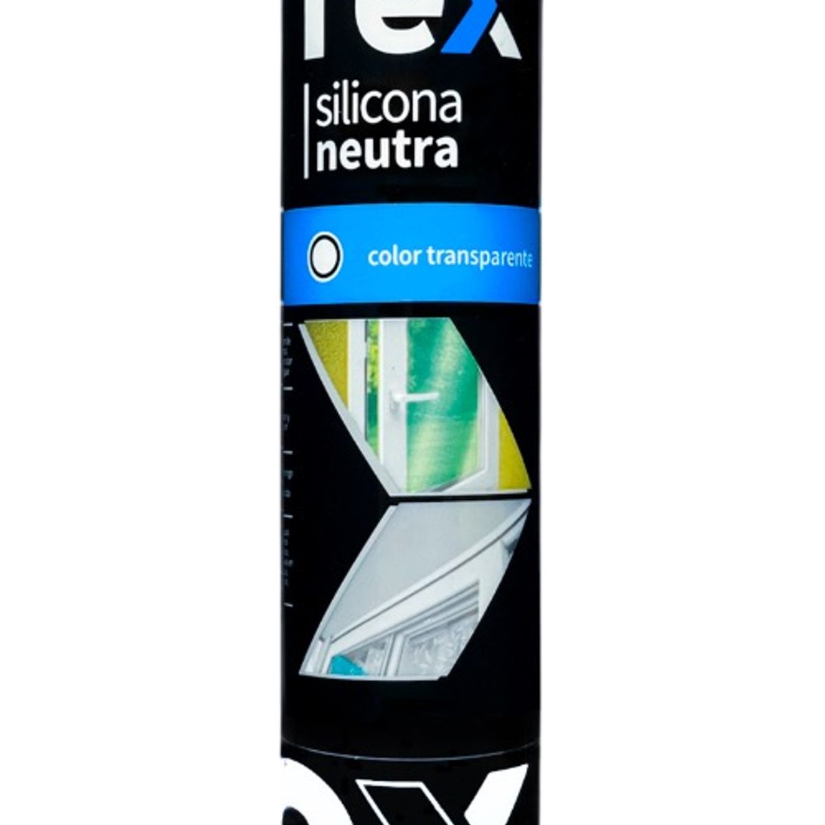 GENERICO - Silicona Neutra Transparente Cartucho 300ml Rex 30280