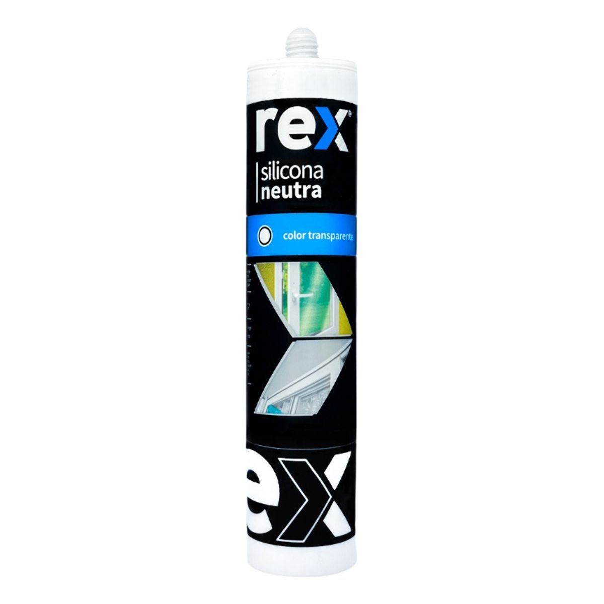 GENERICO - Silicona Neutra Transparente Cartucho 300ml Rex 30280