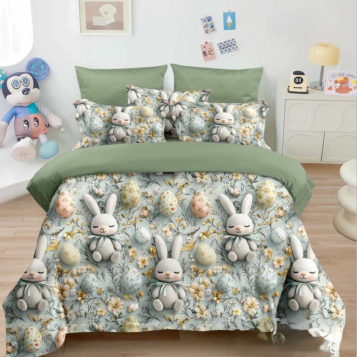 GENERICO - COBERTORES DE VERANO QUILTS REVERSIBLES INFANTILES DISEÑOS 5D