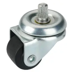 KUTZ - Rueda giratoria 20mm plástico 45kg