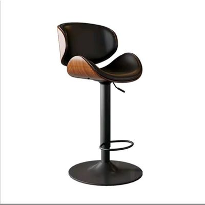 Imagen 2 del producto Pack 2 Sillas Bar Taburete Madera PU Negro/Negro Cisne.