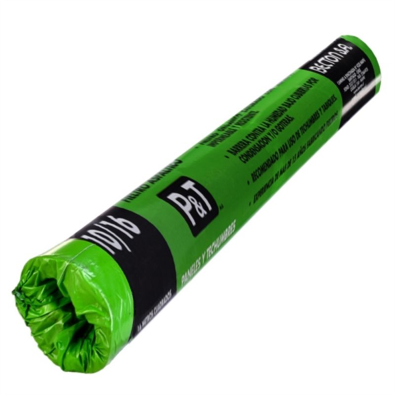 BECTON - Fieltro asfaltico liso 10/16 0,96 x 16,7mt