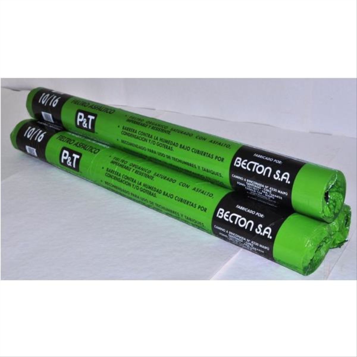 BECTON - Fieltro asfaltico liso 10/16 0,96 x 16,7mt