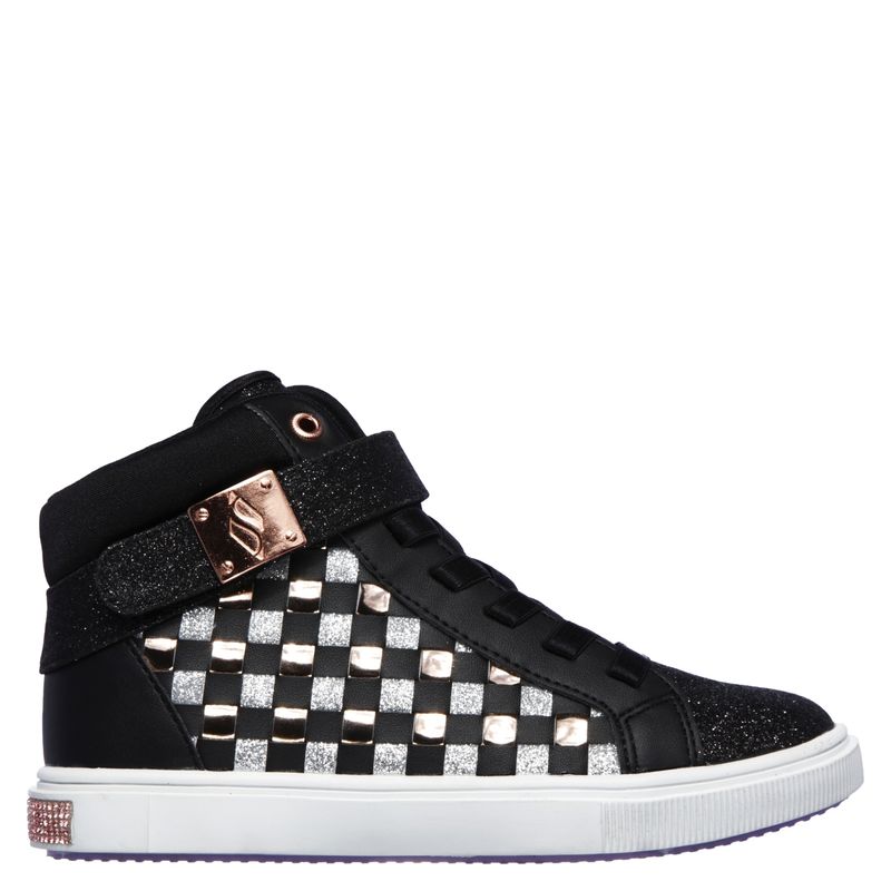 SKECHERS - Zapatilla Urbana Niña Shoutous Glitz Negra