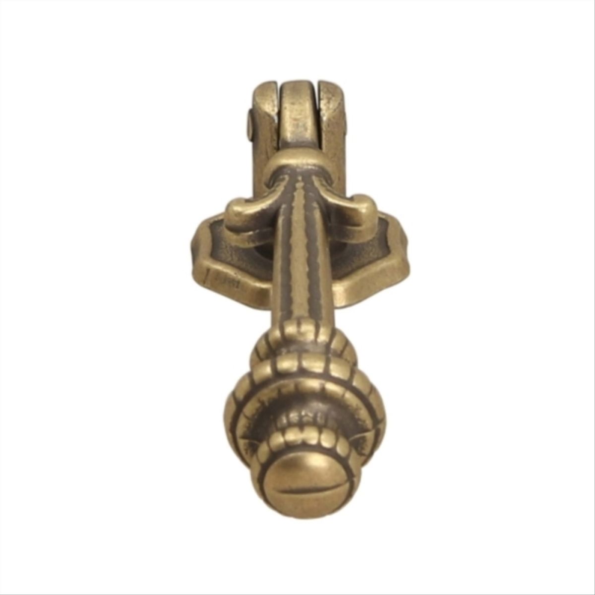 KUTZ - Perilla pendulo cuero viejo kt02 67mm