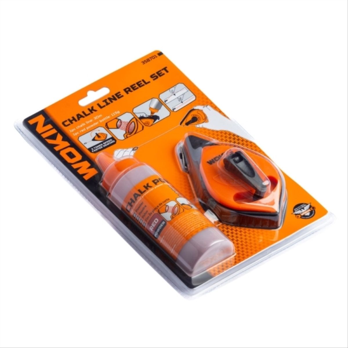 WOKIN - Set tizador + tiza roja 30mt