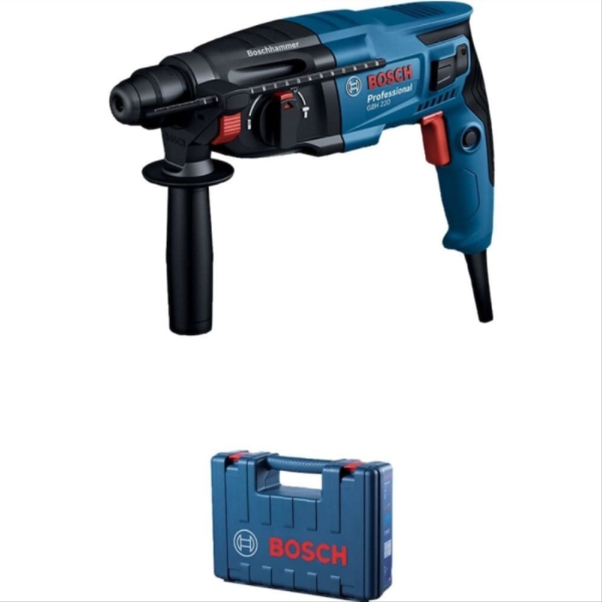 BOSCH - Rotomartillo 22mm 720w 3 modos gbh 220
