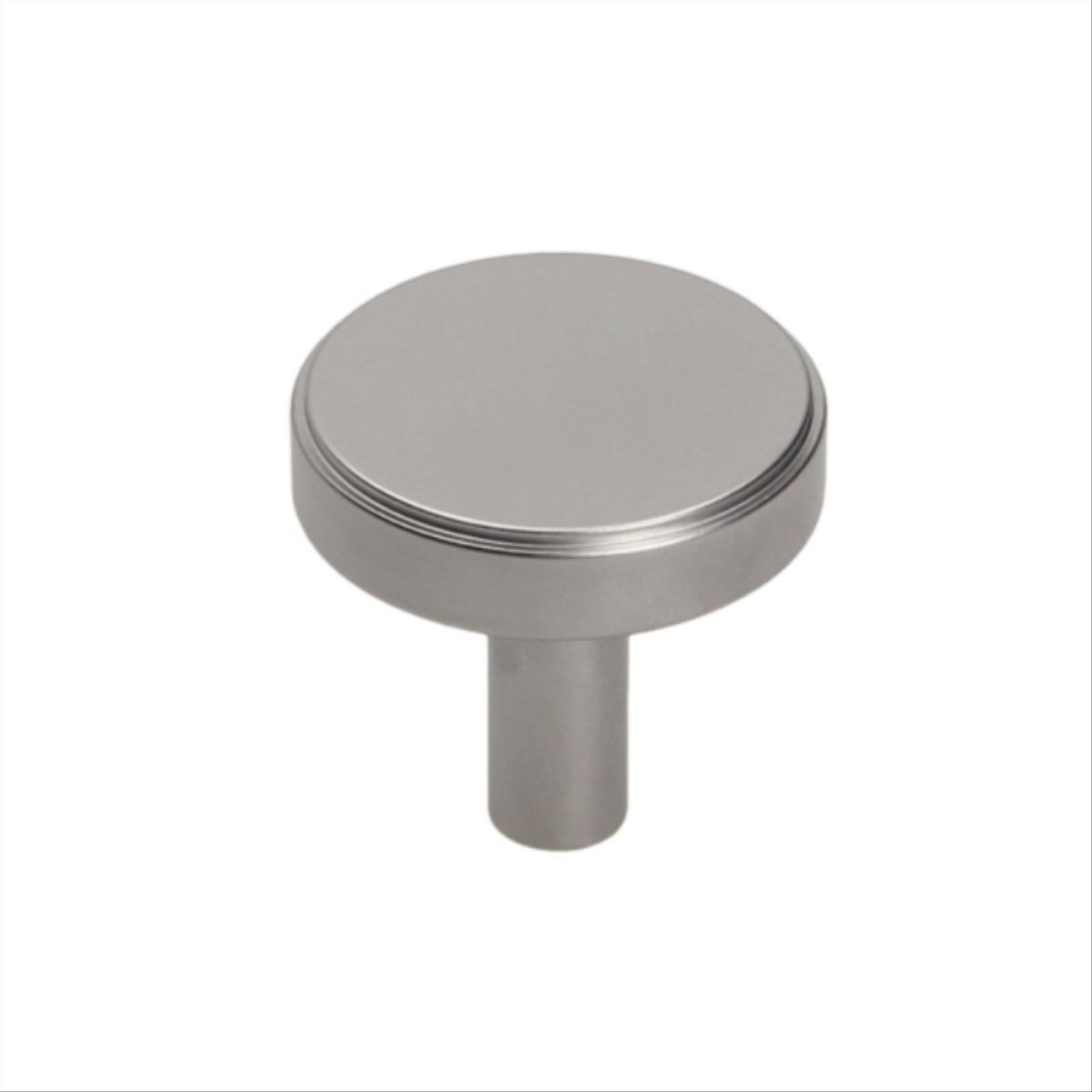 KUTZ - Perilla redondo zamak cromo mate gu18 30mm