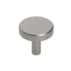 KUTZ - Perilla redondo zamak cromo mate gu18 30mm