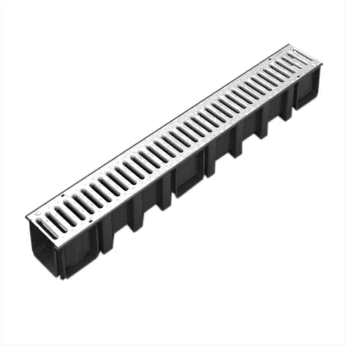 VINILIT - Set canaleta peatonal con rejilla galvanizada