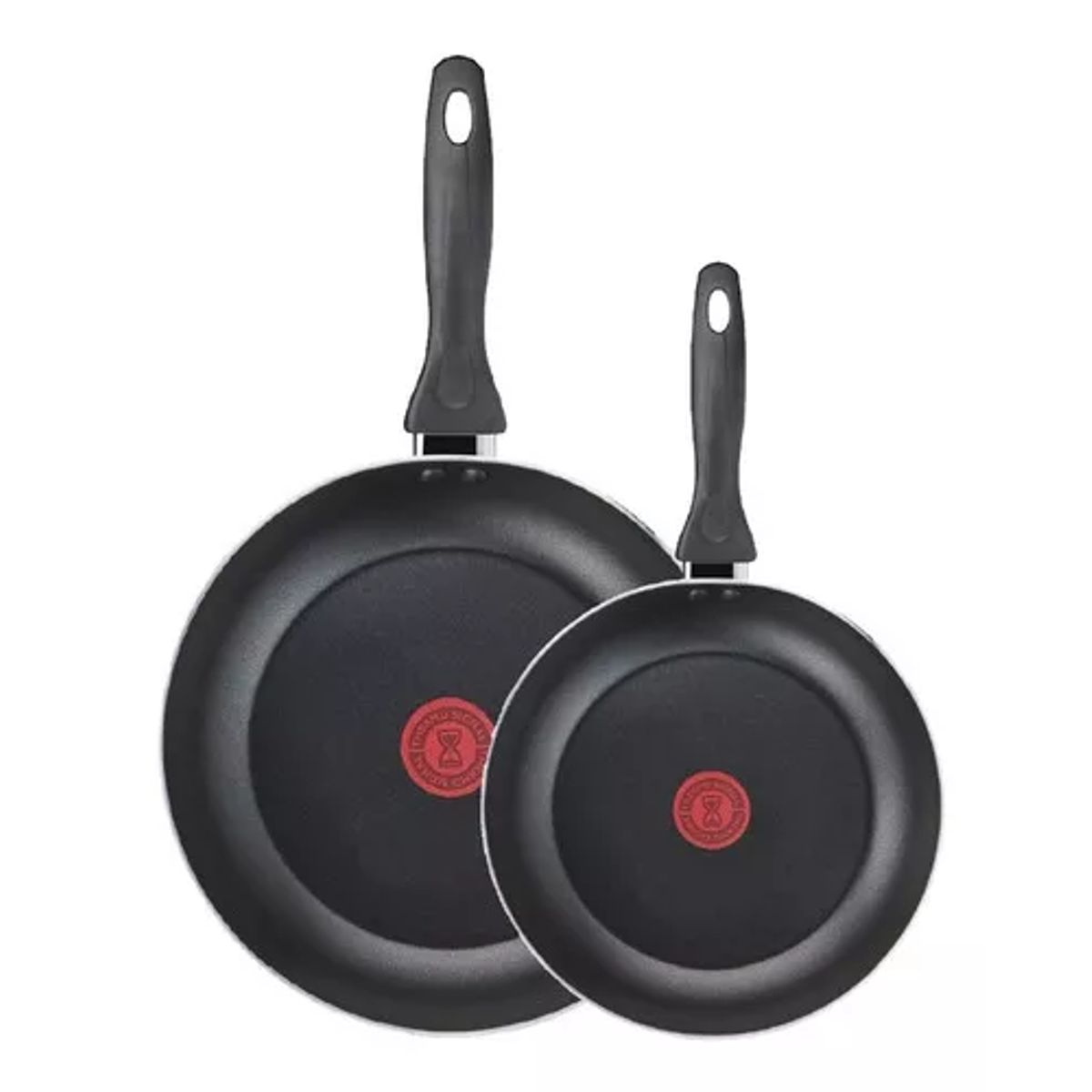 TEFAL - Set de 2 sartenes Easy Cook Tefal 24 cm y 30 cm aluminio color negro