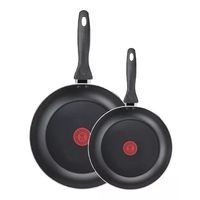 Set de 2 sartenes Easy Cook 24 cm y 30 cm aluminio color negro