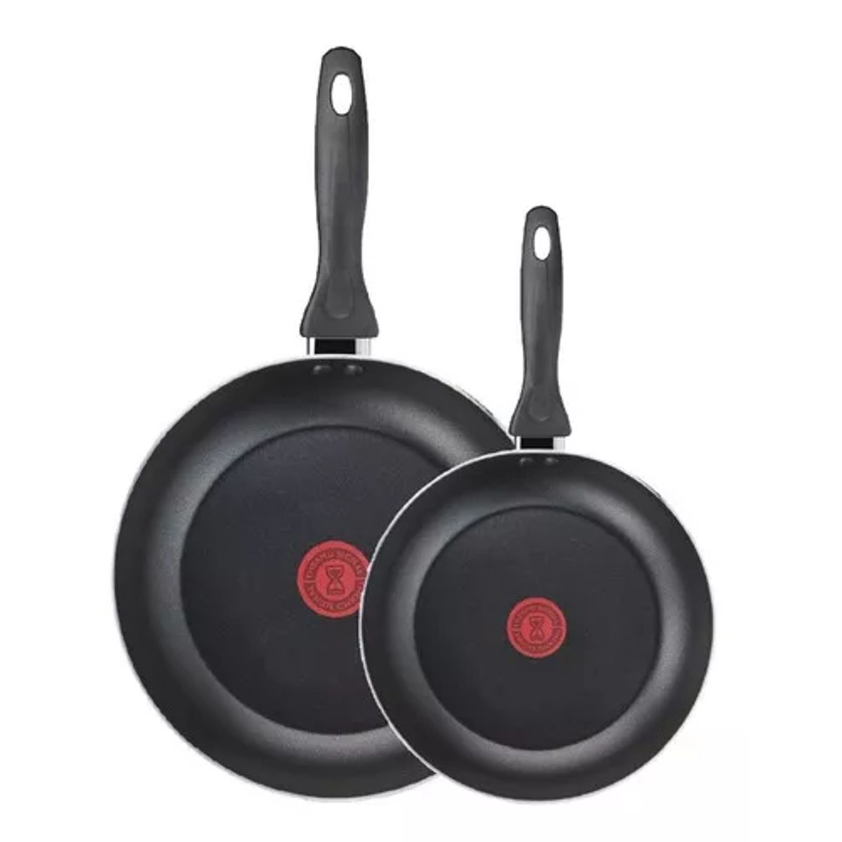 TEFAL - Set de 2 sartenes Easy Cook Tefal 24 cm y 30 cm aluminio negro
