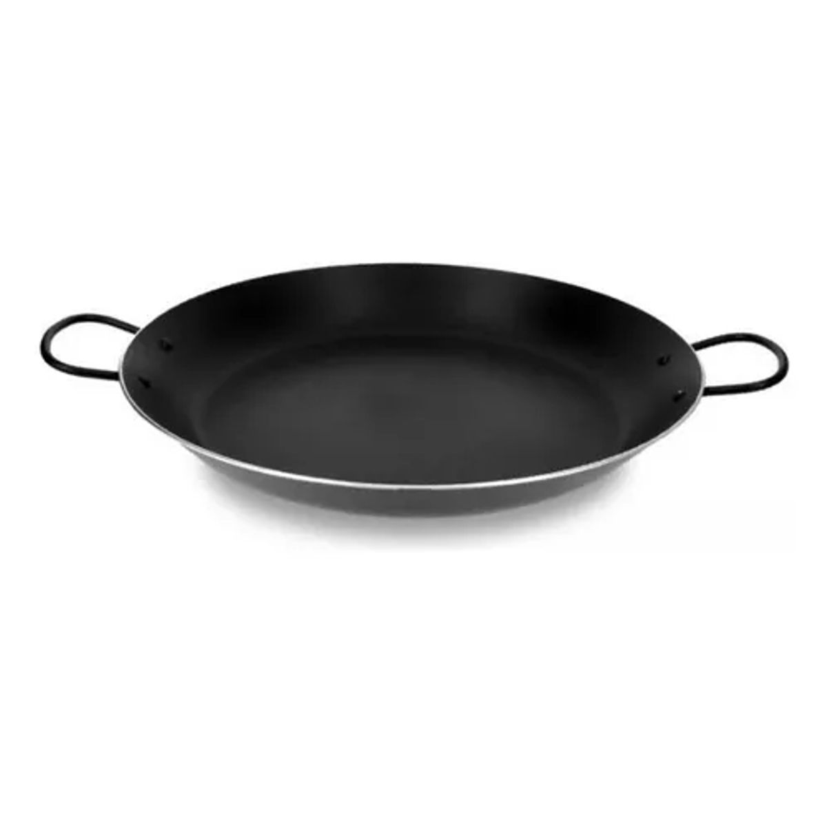 GENERICO - Paellera de teflón antiadherente de 42 cm Firenze Wens negro