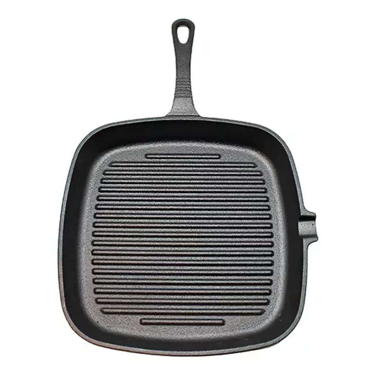 GENERICO - Sartén cuadrado Wayu de hierro fundido color negro