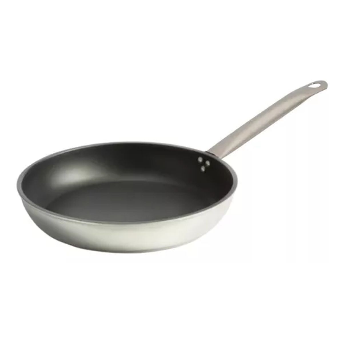 GENERICO - Sartén profesional de aluminio de 28 cm anti-rayaduras color negro