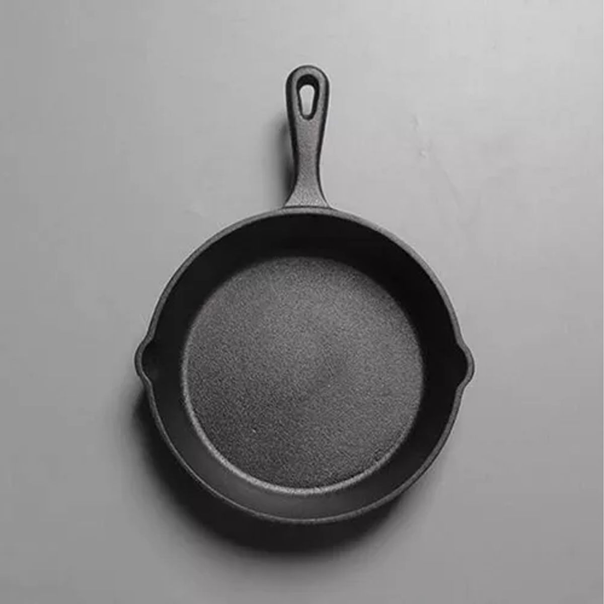 GENERICO - Sartén redonda de hierro fundido de 16 cm para provoleta y parrilla