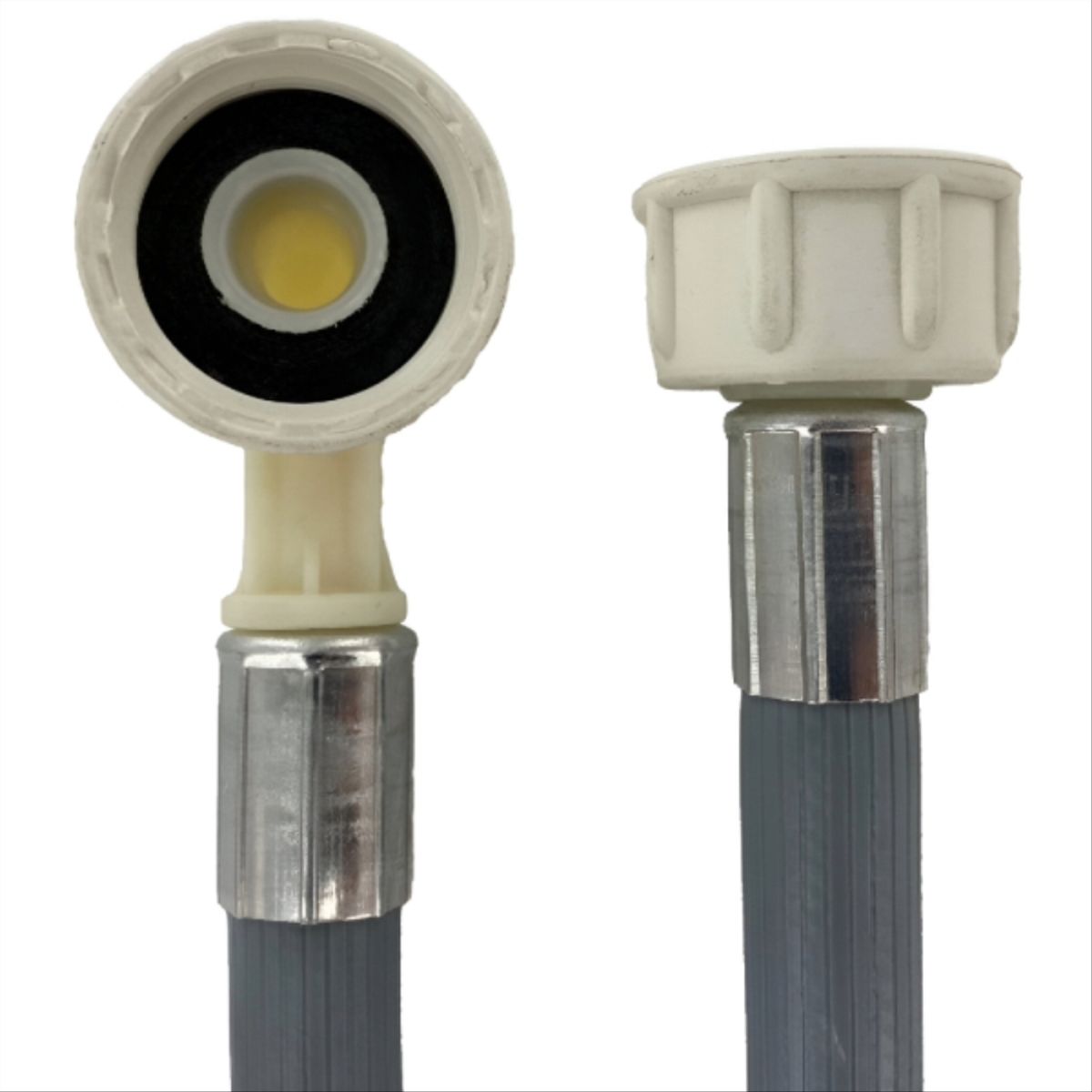 MATEU - Flexible de llenado para lavadora pvc 3/4x3/4 1,5 mts largo