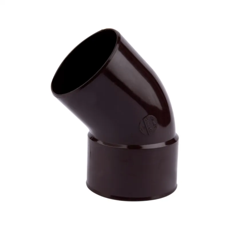 VINILIT - Codo 45° M-H tubo bajada marron