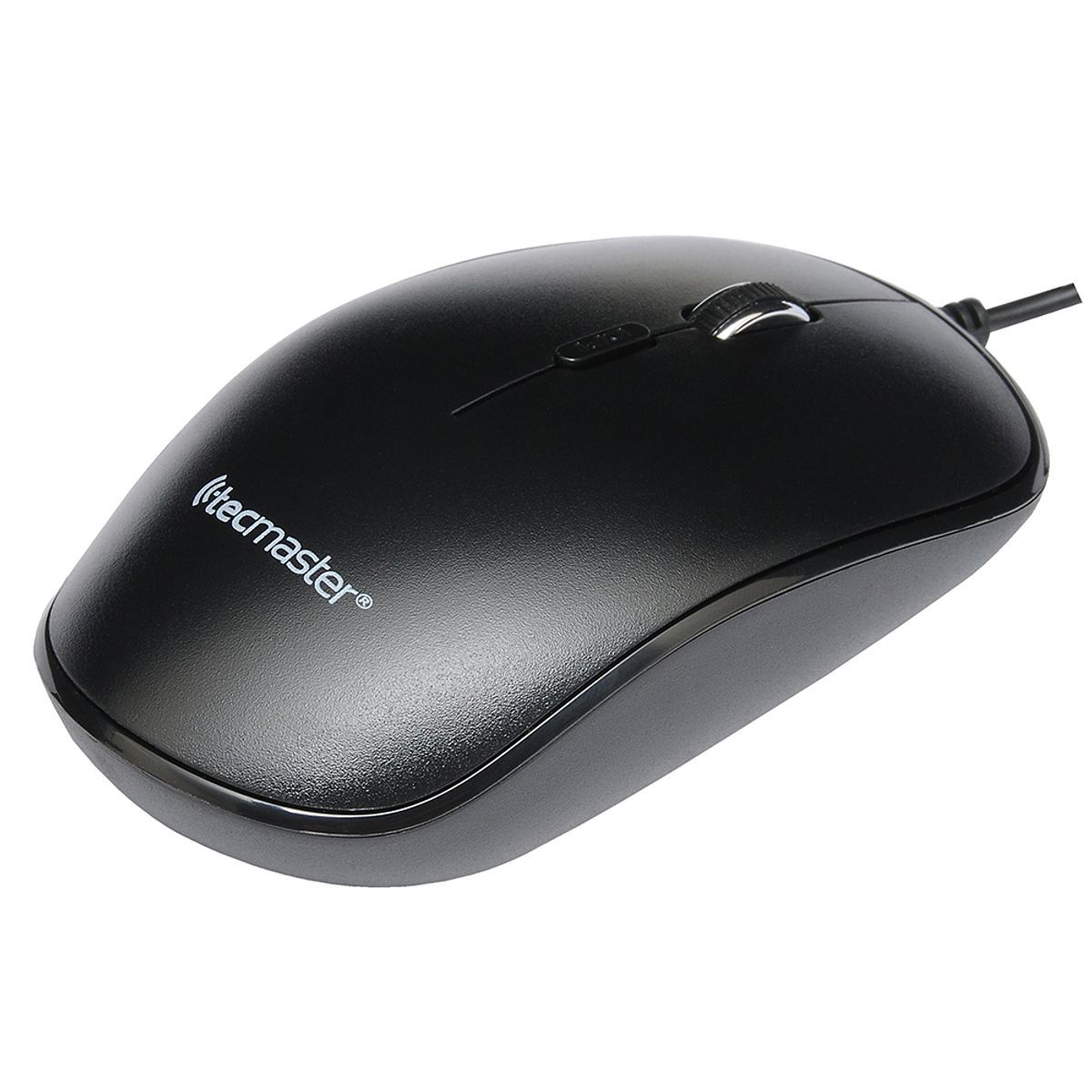 TECMASTER - MOUSE ÓPTICO USB CABLEADO 4BTN 8001600DPI NEGRO TM-100553