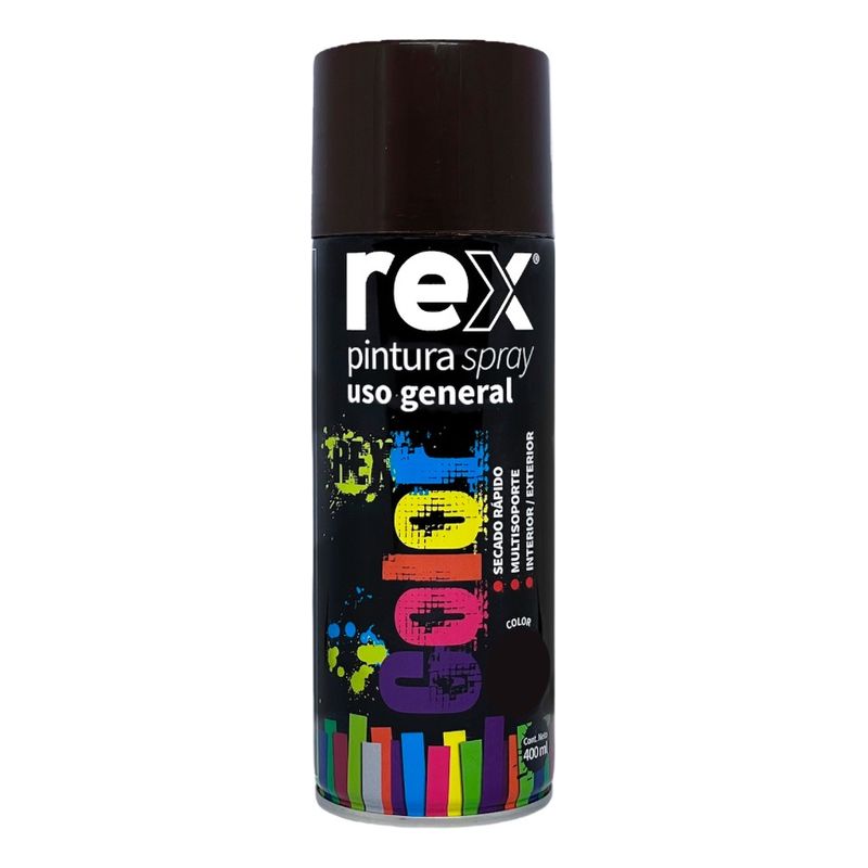 GENERICO - Pintura Spray General Color Marron 400 Ml Rex 60013