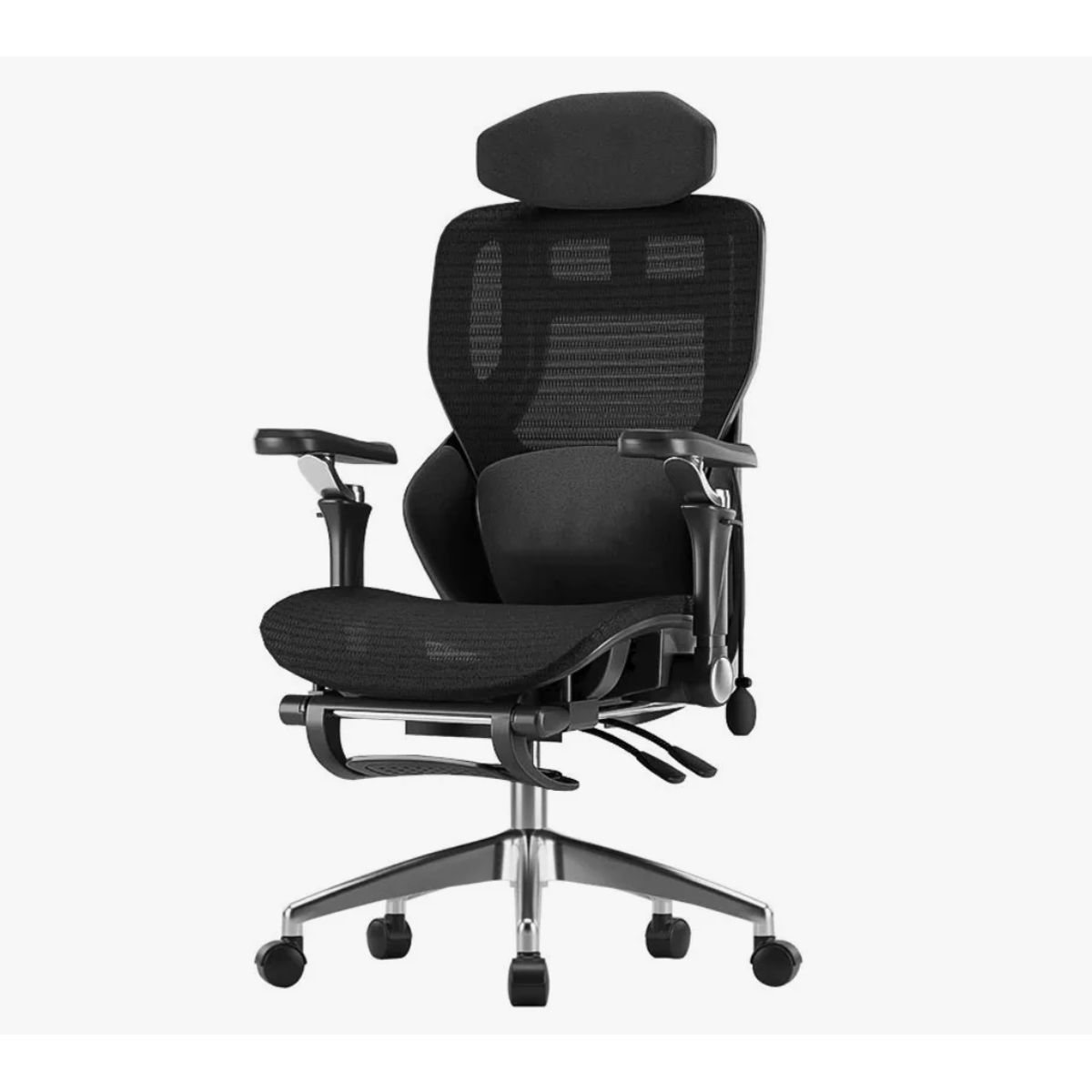 HOMER DESIGN - Silla De Oficina Ergonomica Pata Acero Con Airbag Lumbar