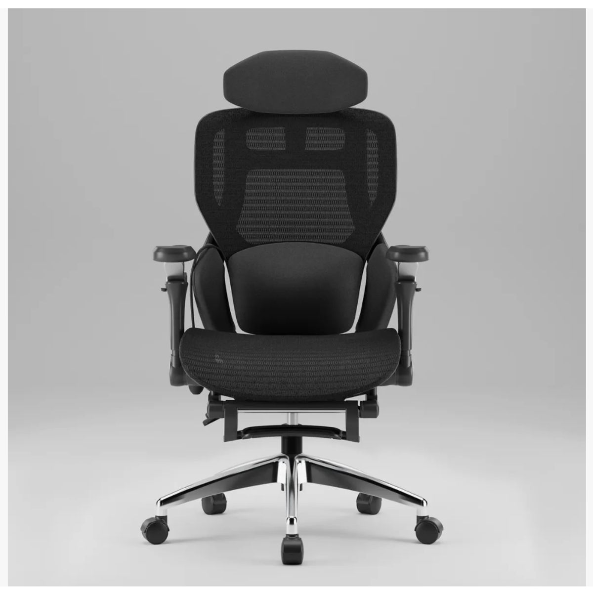 HOMER DESIGN - Silla De Oficina Ergonomica Pata Acero Con Airbag Lumbar