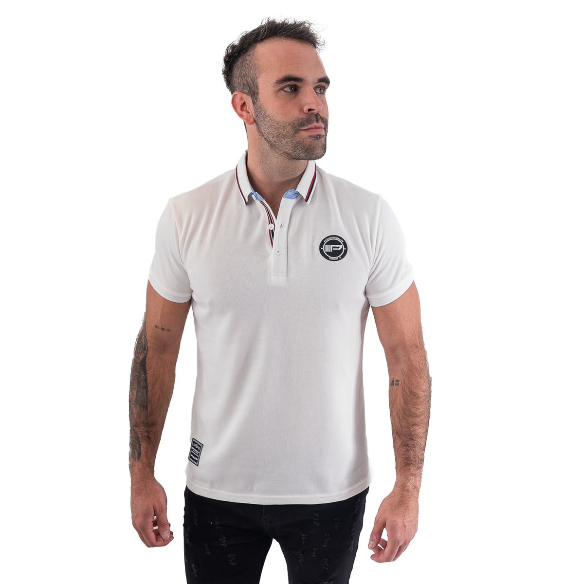 PARROT - Polera Manga Corta con Logo bordado