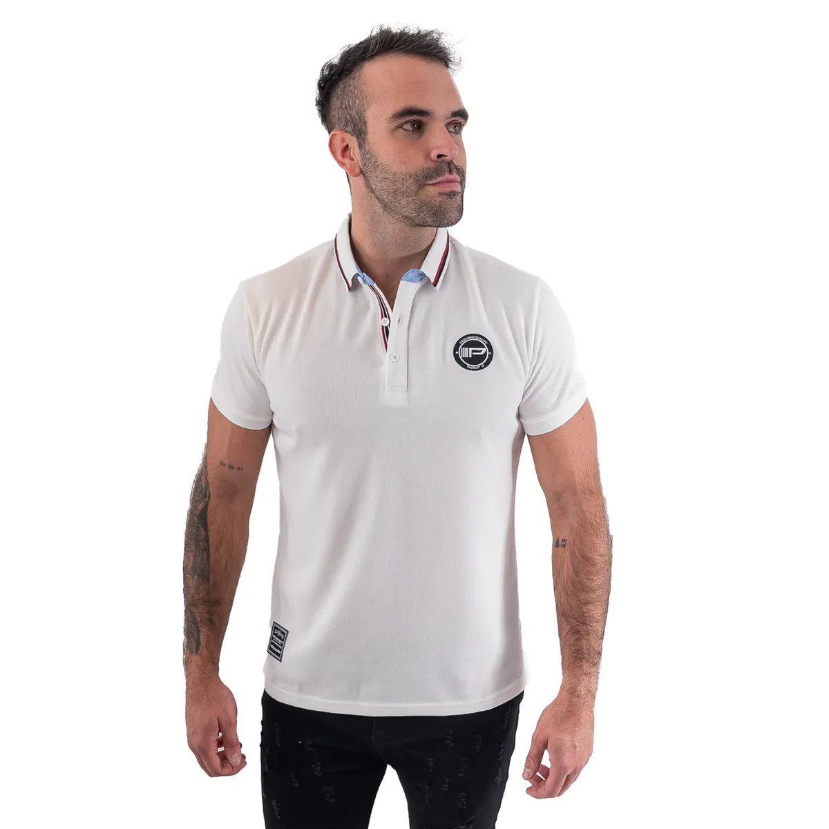 PARROT - Polera Manga Corta con Logo bordado