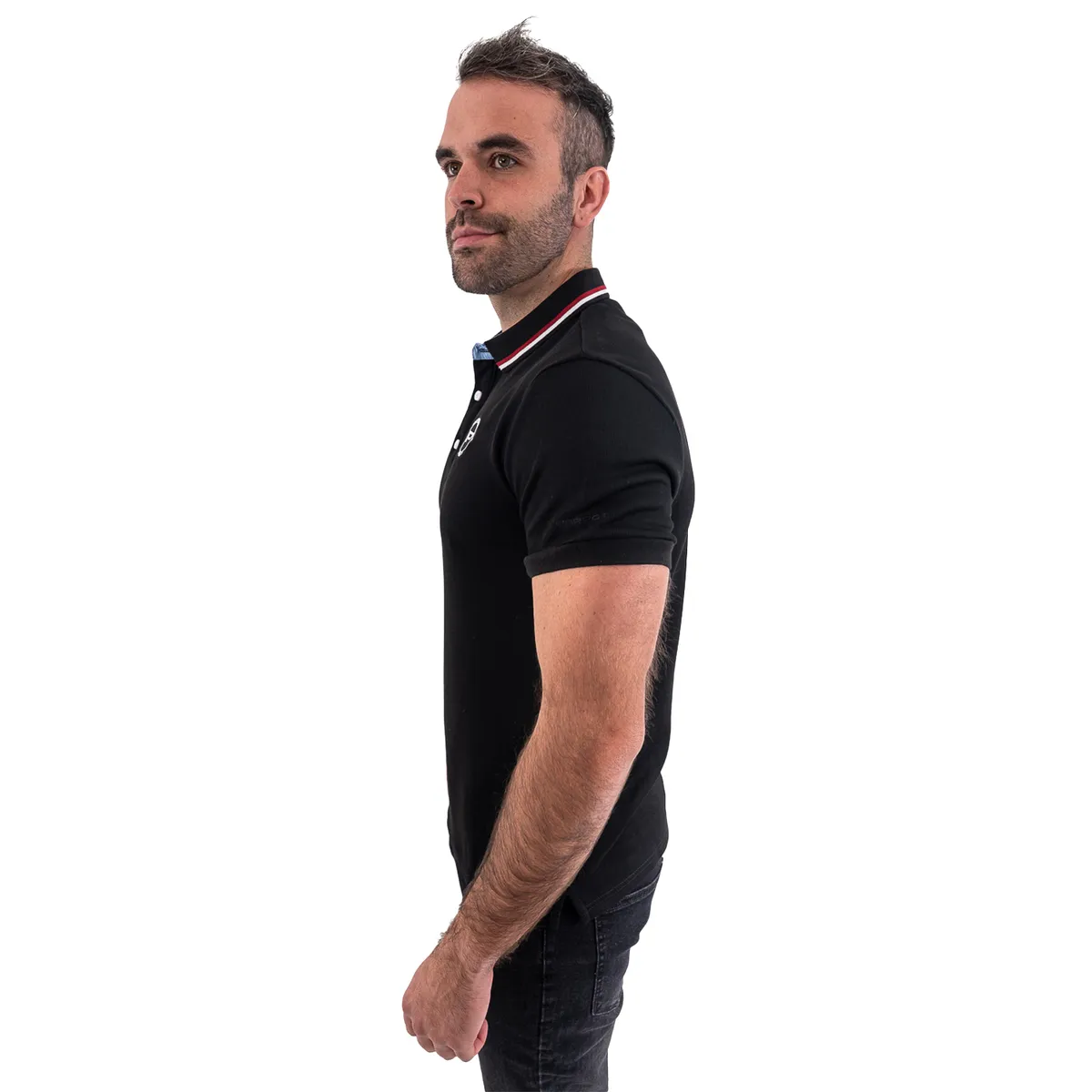 PARROT - Polera Manga Corta con Logo bordado