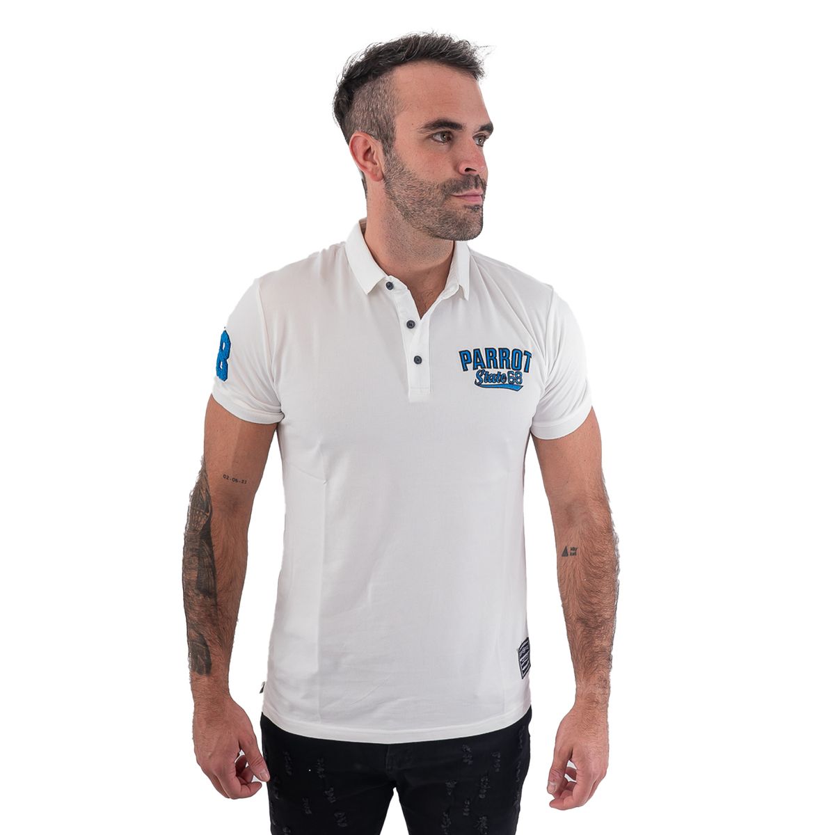 PARROT - Polera Cuello Pique Hombre