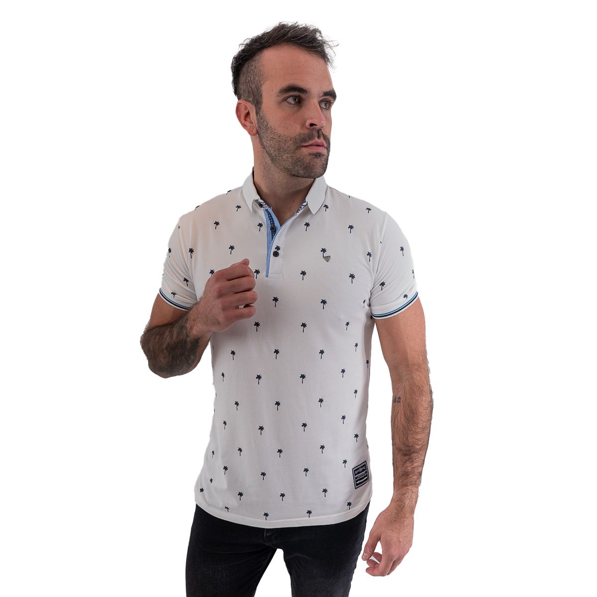 PARROT - Polera Cuello Pique Hombre