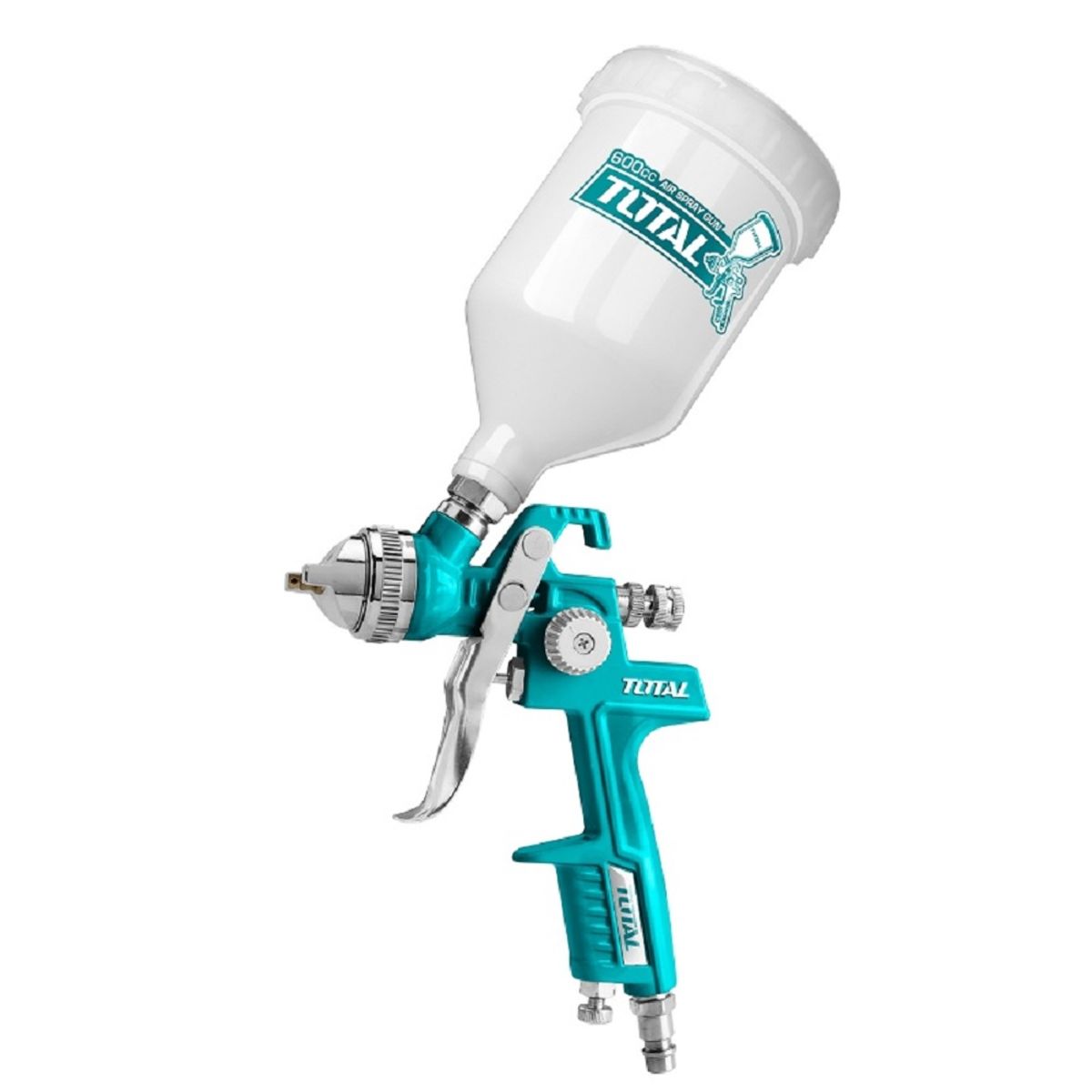 TOTAL - Pistola alta presión boquilla 1,4 mm capacidad 600 cc