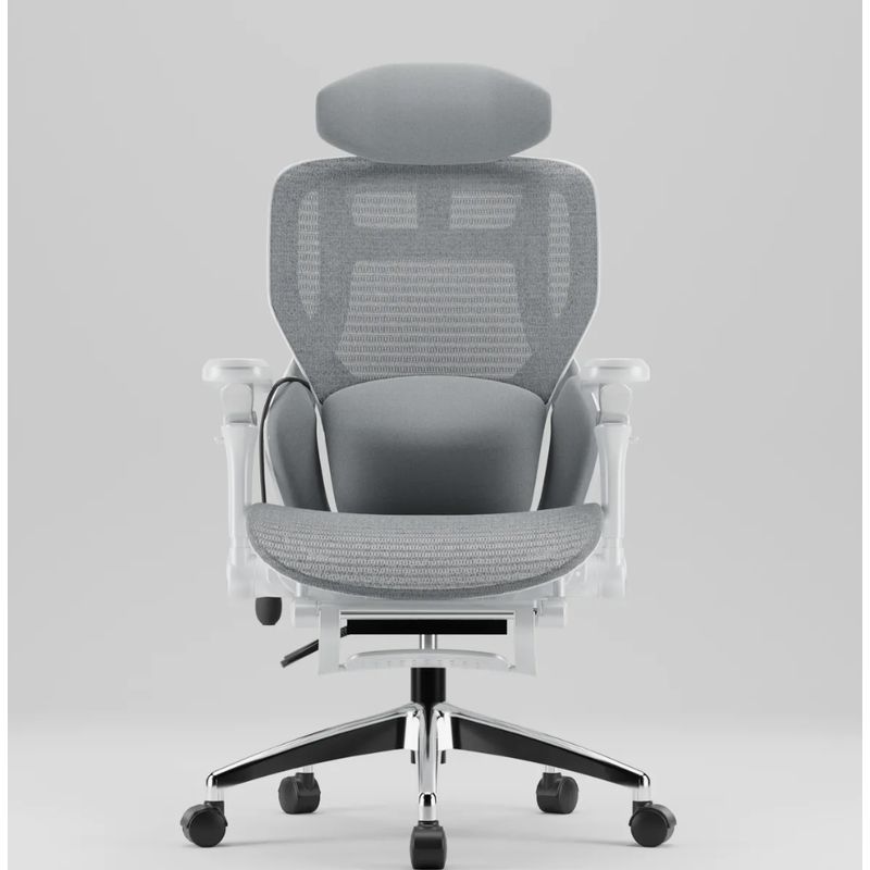 HOMER DESIGN - Silla De Oficina Ergonomica Pata Acero Con Airbag Lumbar