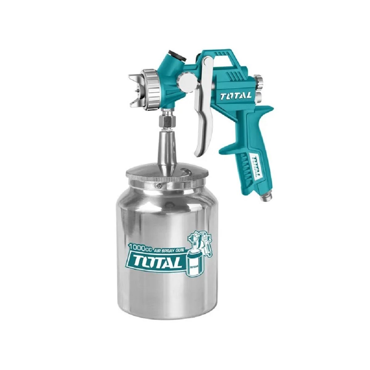 TOTAL - Pistola baja presión boquilla 1,5 mm capacidad 1000 cc