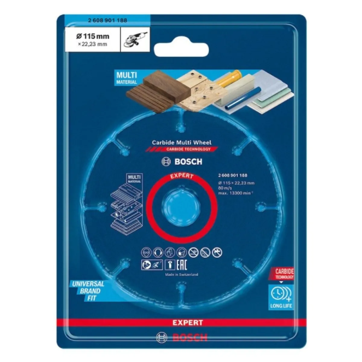 BOSCH - Disco de corte EXPERT Carbide Multi-Wheel 115mm