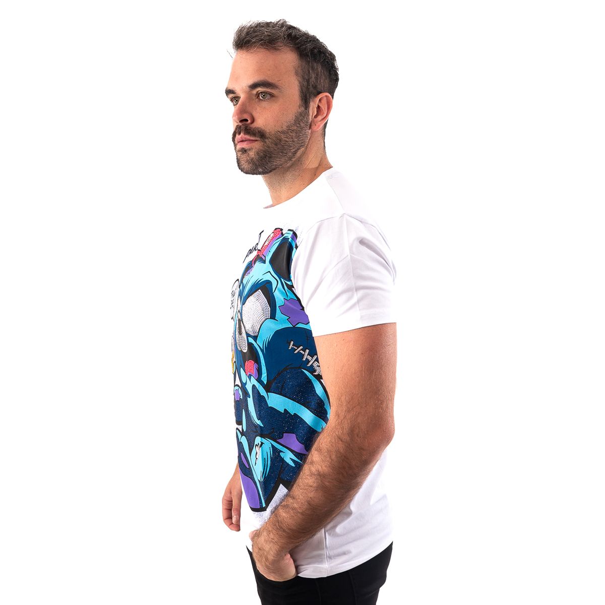 PARROT - Polera con estampado de pedrería