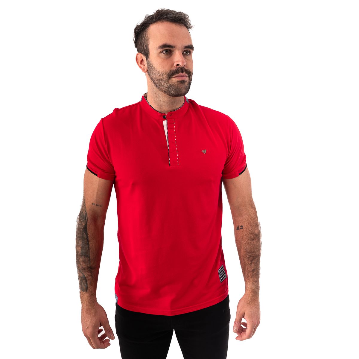 PARROT - Polera Manga Corta Slim Fit