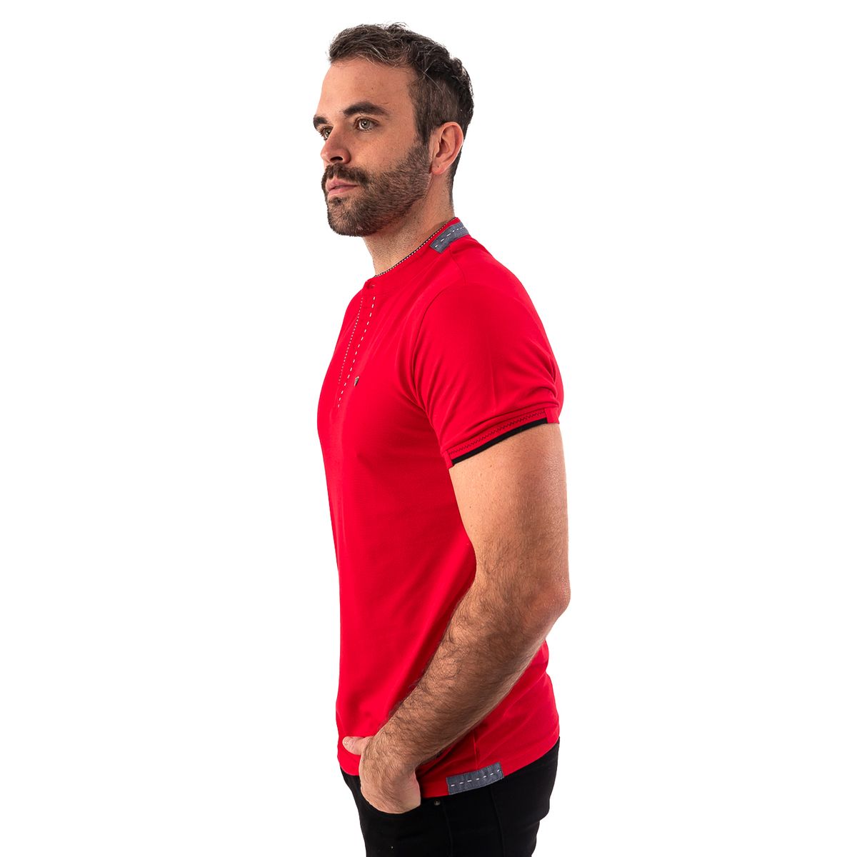 PARROT - Polera Manga Corta Slim Fit
