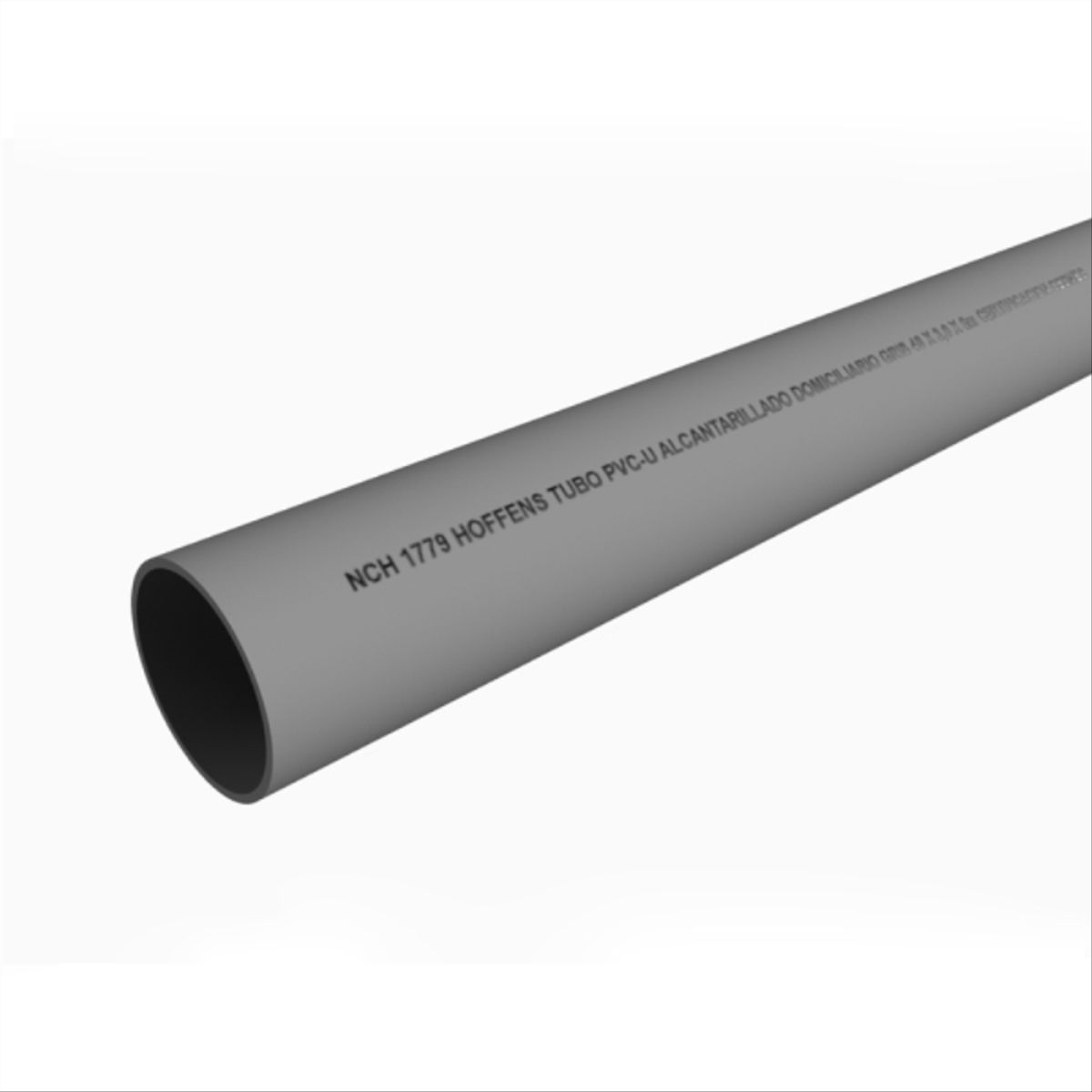 HOFFENS - Tubo pvc alcantarillado gris 110 mm 6mt