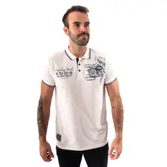 PARROT - Polera Manga Corta con estampados y bordados
