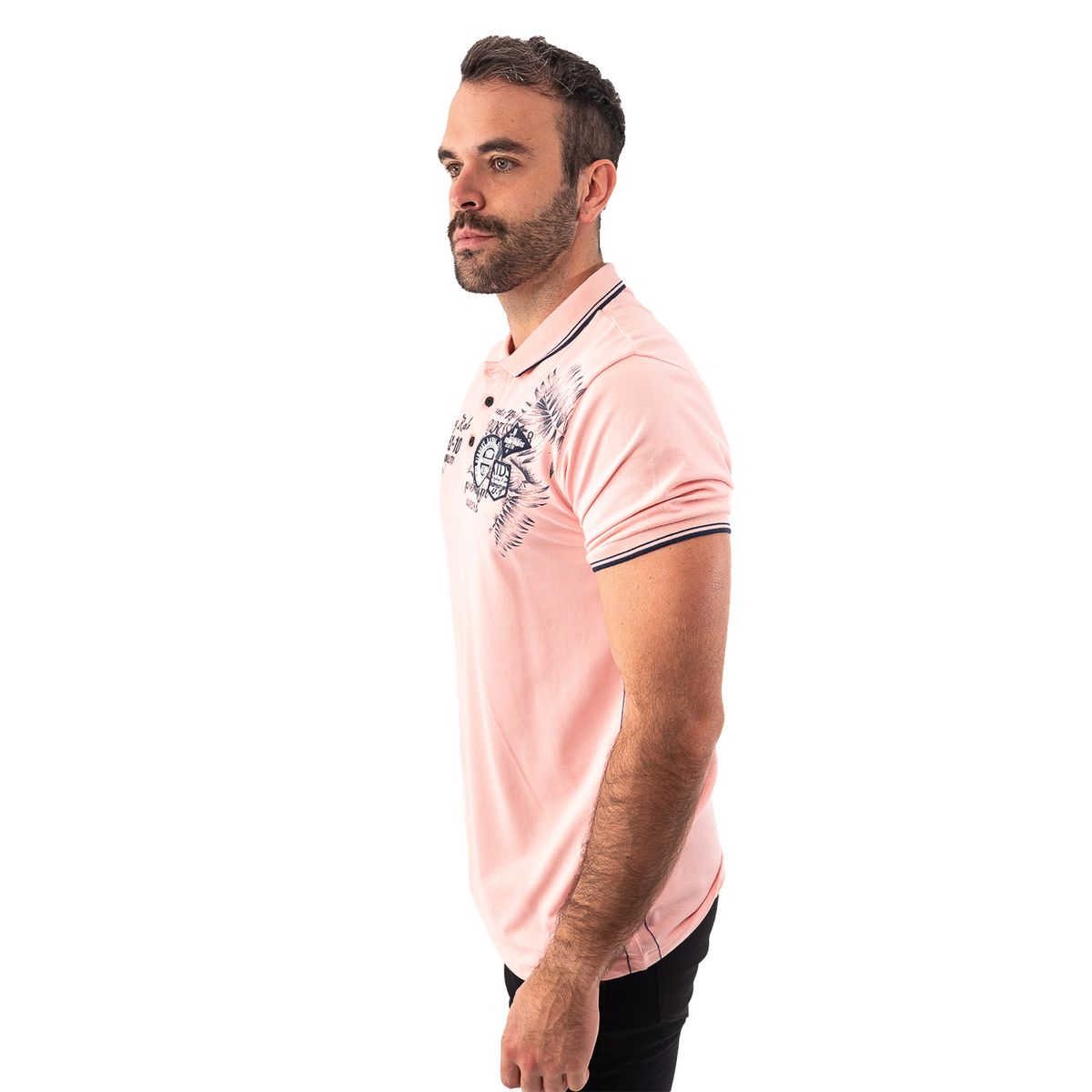 PARROT - Polera Manga Corta con estampados y bordados