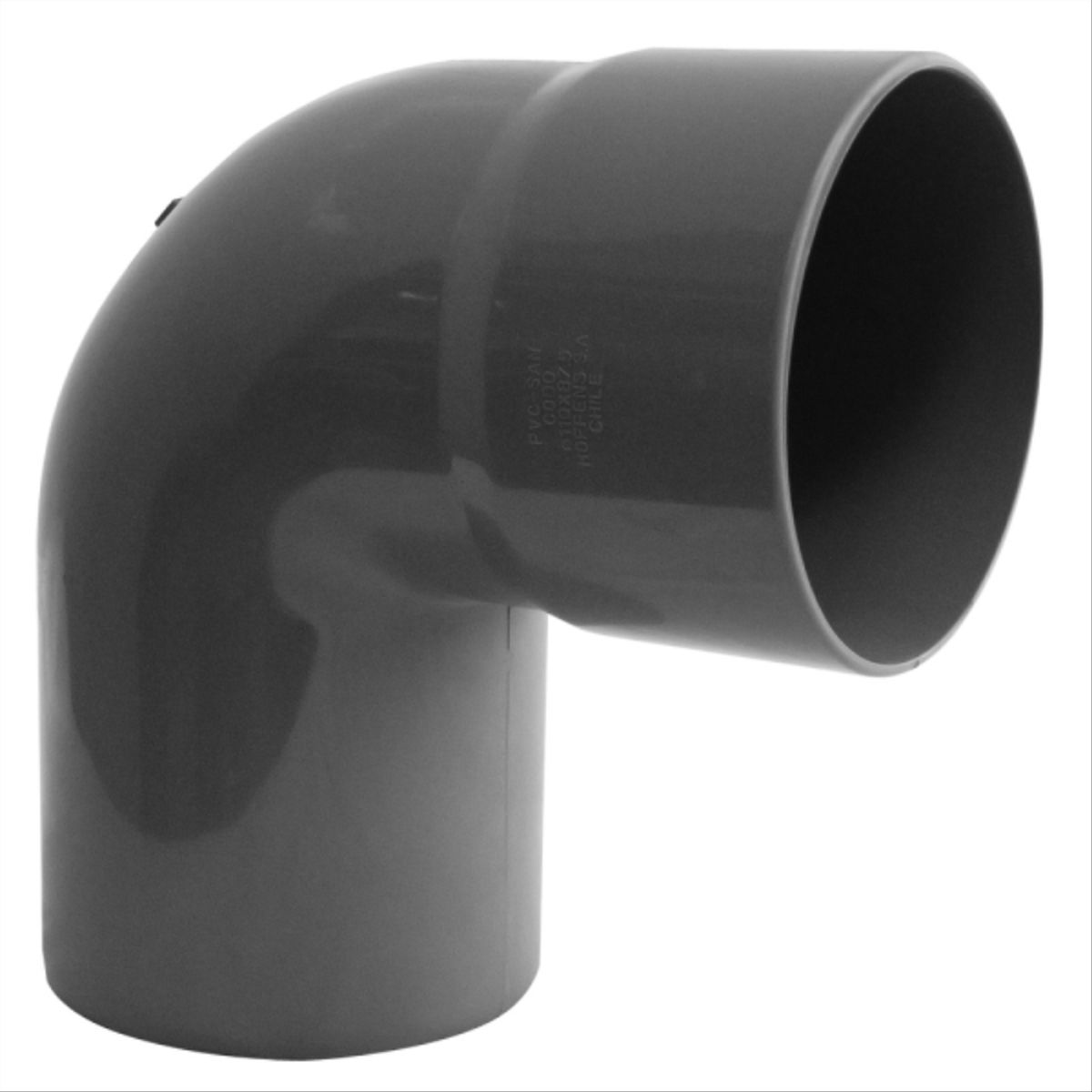 HOFFENS - Codo PVC sanitario gris 40mm