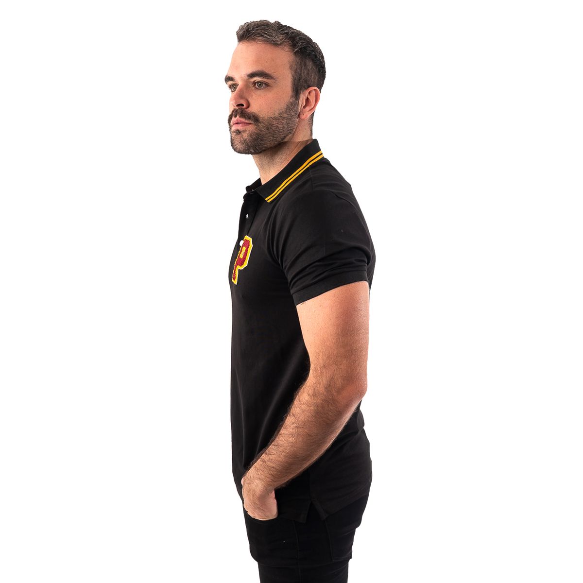 PARROT - Polera Manga Corta con Logo bordado