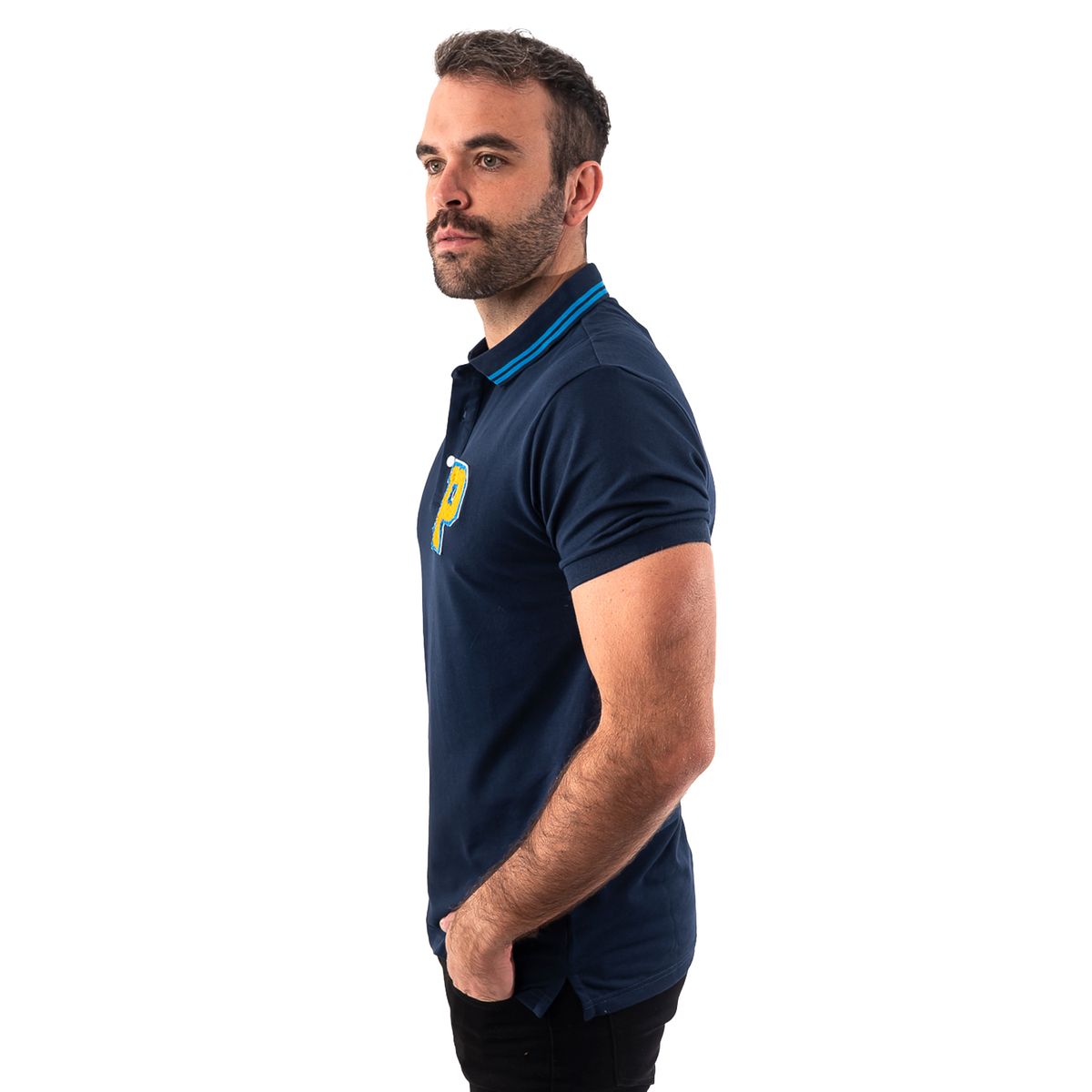 PARROT - Polera Manga Corta con Logo bordado
