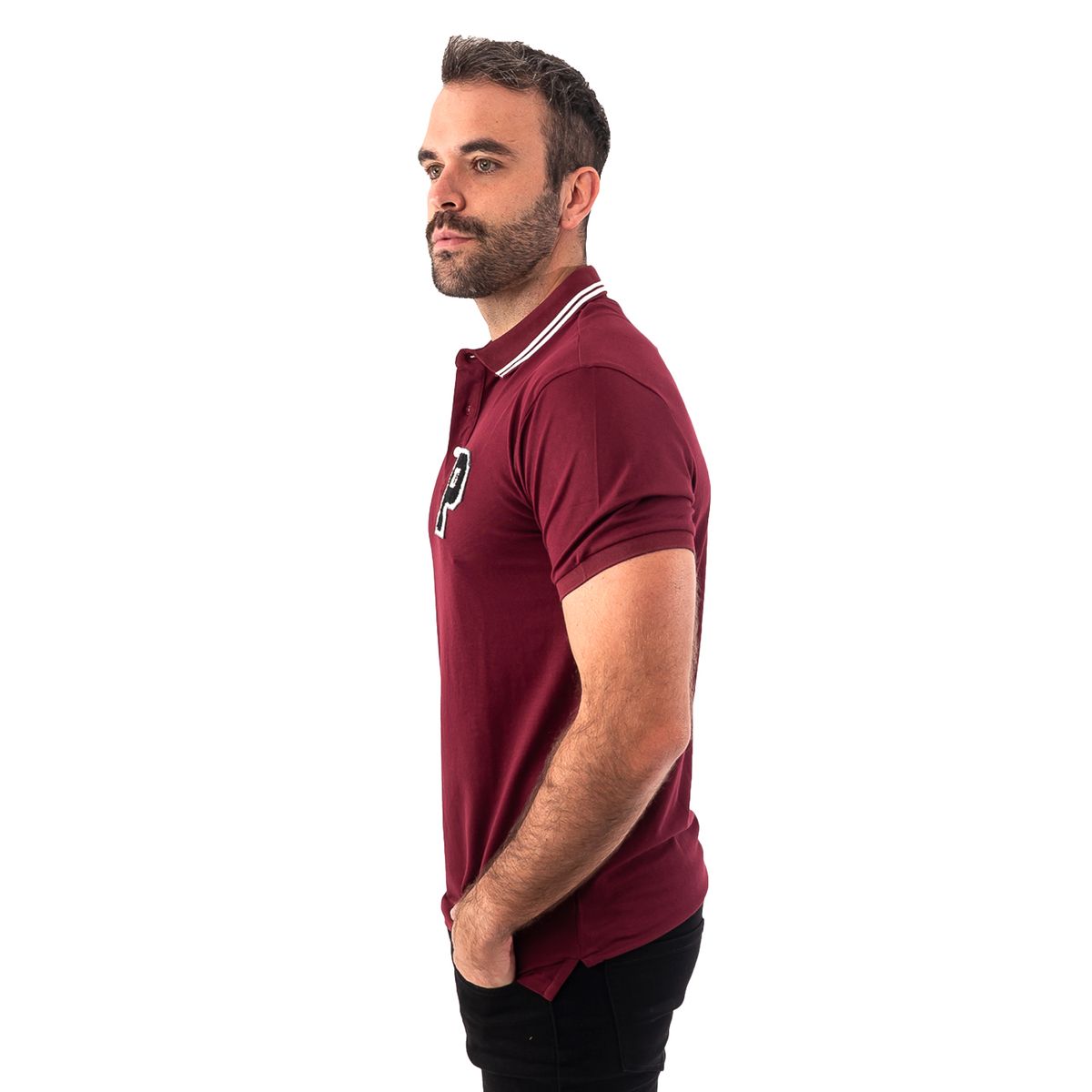 PARROT - Polera Manga Corta con Logo bordado