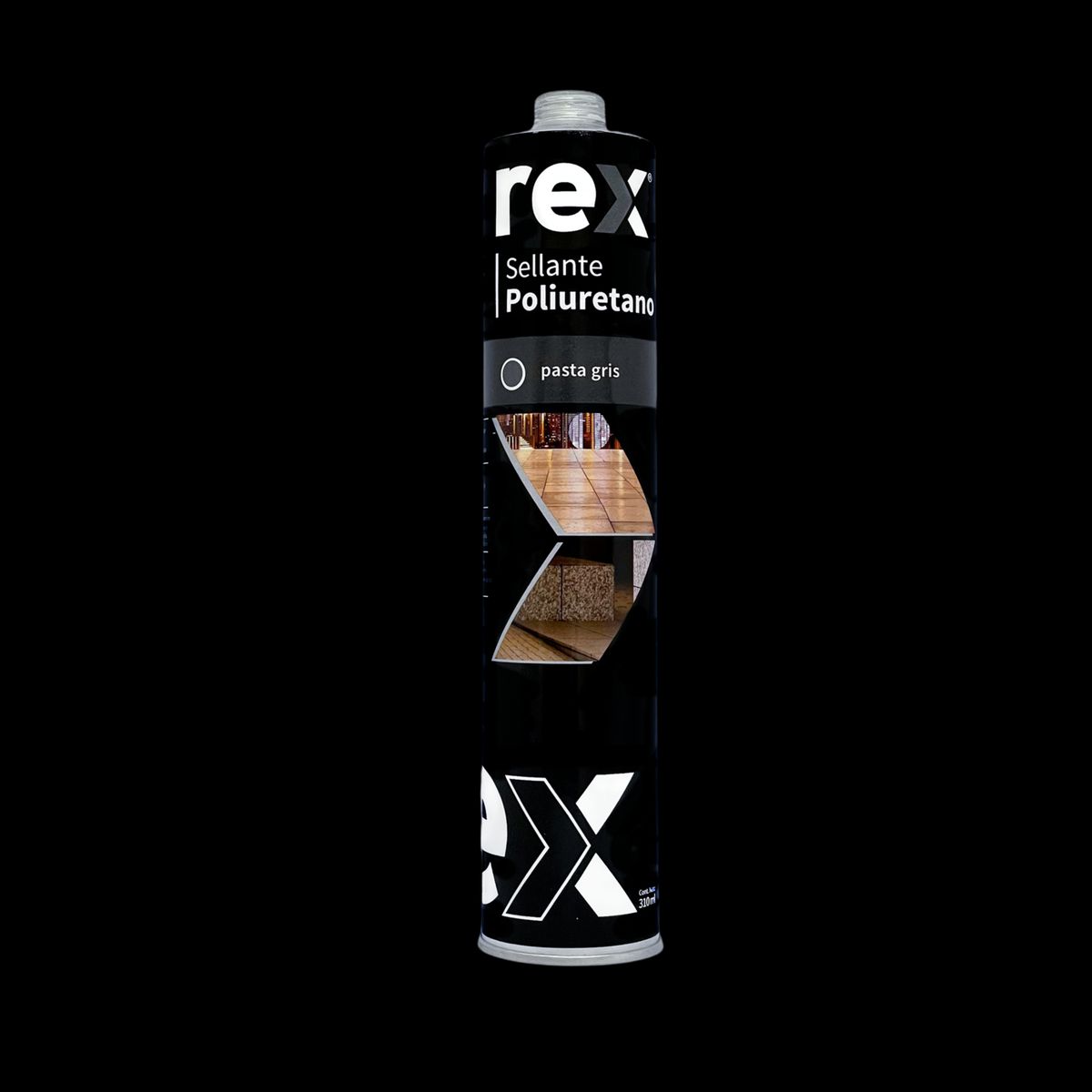 GENERICO - Sellante Poliuretano De Pu Gris Rf228 Cartucho Rex 30209