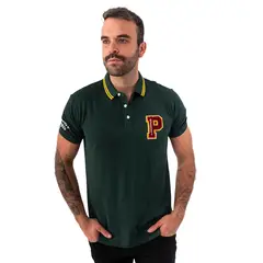 PARROT - Polera Manga Corta con Logo bordado