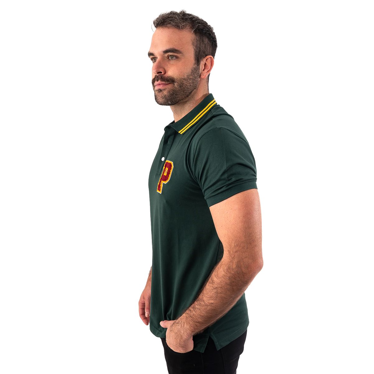 PARROT - Polera Manga Corta con Logo bordado